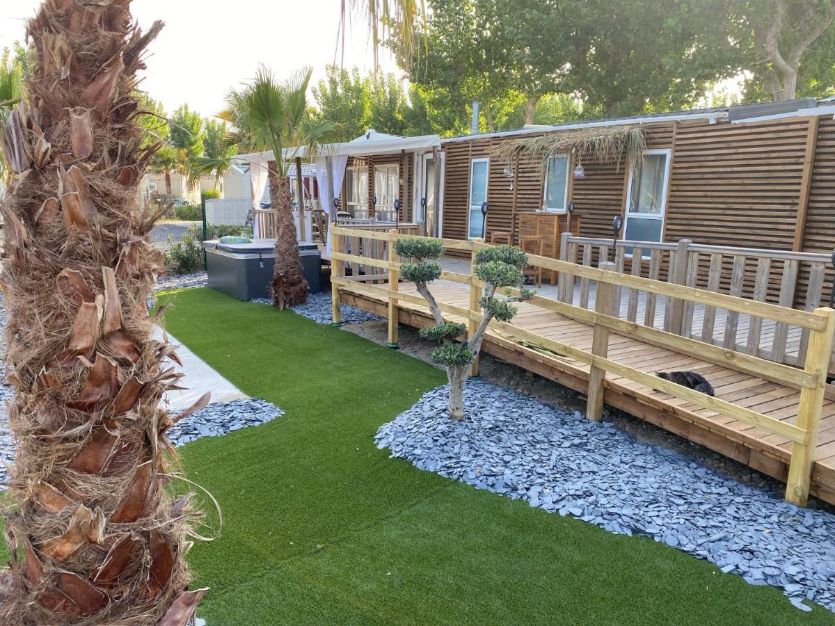 Mobil Home 3 Chambres Climatise Tout Equipe วัลราส์-ปลาจ ภายนอก รูปภาพ